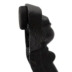 ALTEREGO Table haute ronde 'DOMY ROUND' style rustique en pierre blanche effet marbre