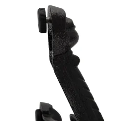 ALTEREGO Table haute ronde 'DOMY ROUND' style rustique en pierre noire effet marbre Sale