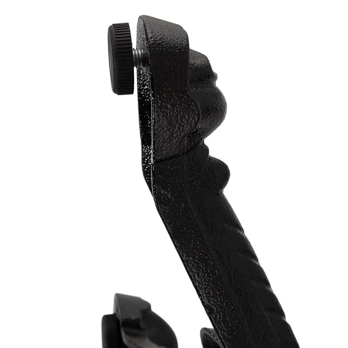 ALTEREGO Table haute ronde 'DOMY ROUND' style rustique en pierre noire effet marbre Sale