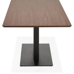 ALTEREGO Table ou bureau design en bois finition Noyer 'ZUMBA' Clearance