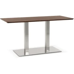 ALTEREGO Table ou bureau design 'MAMBO' en bois finition Noyer Sale