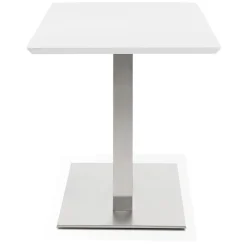 ALTEREGO Table ou bureau design 'MAMBO' blanc