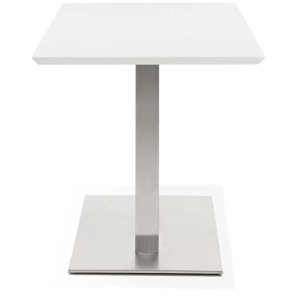 ALTEREGO Table ou bureau design 'MAMBO' blanc