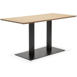 ALTEREGO Table ou bureau design 'ZUMBA' en bois finition naturelle Online