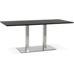 ALTEREGO Table ou bureau noir design 'MAMBO' Hot