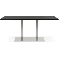 ALTEREGO Table ou bureau noir design 'MAMBO' Hot