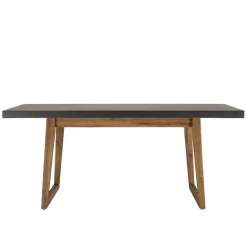 Macabane Table rectangulaire effet béton foncé HECTOR Best