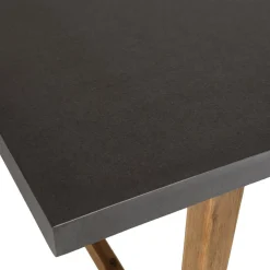 Macabane Table rectangulaire effet béton foncé HECTOR Best