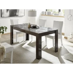 3S. x Home Table 180x90cm MIRO laqué gris brillant Sale