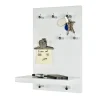 3S. x Home tableau à clés décor blanc brillant plateau et 7 crochets Discount