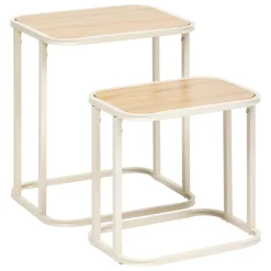 3S. x Home Tables gigognes Curvy bois clair New