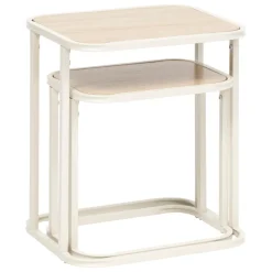 3S. x Home Tables gigognes Curvy bois clair New