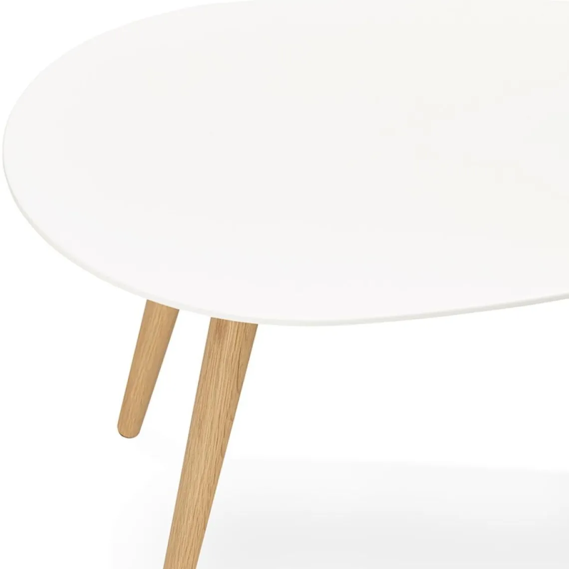 ALTEREGO Tables gigognes design 'TETRYS' blanches New