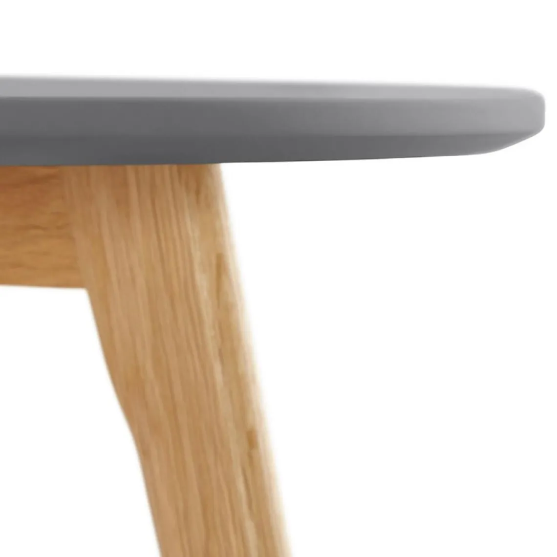 ALTEREGO Tables gigognes ronde 'GABY' grises foncées Clearance