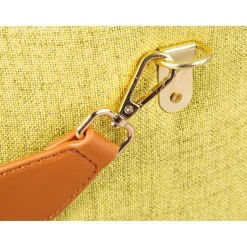 3S. x Home Tabouret Coffre Jaune et Vert SAVANA Clearance