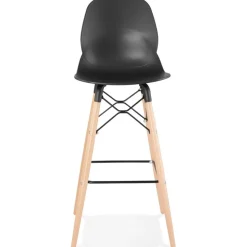 ALTEREGO Tabouret de bar design 'COSMIK' noir style scandinave Clearance