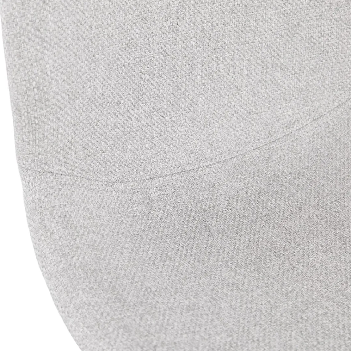 ALTEREGO Tabouret de bar design 'GALACTIK' en tissu gris clair style scandinave Discount