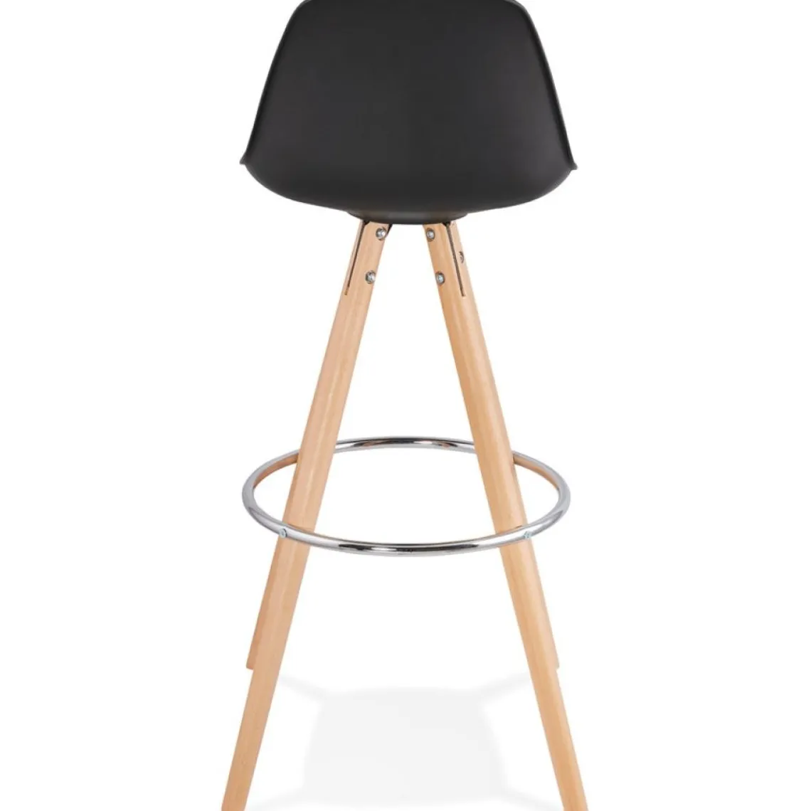 ALTEREGO Tabouret de bar design 'TATAMI' noir New