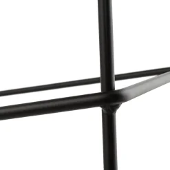 ALTEREGO Tabouret de bar 'EKTOR' gris clair en tissu empilable Hot