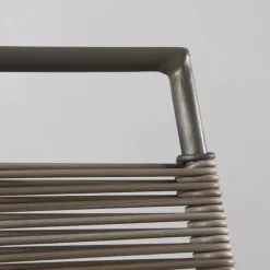 Macabane Tabouret de bar en métal et cordage synthétique Clearance