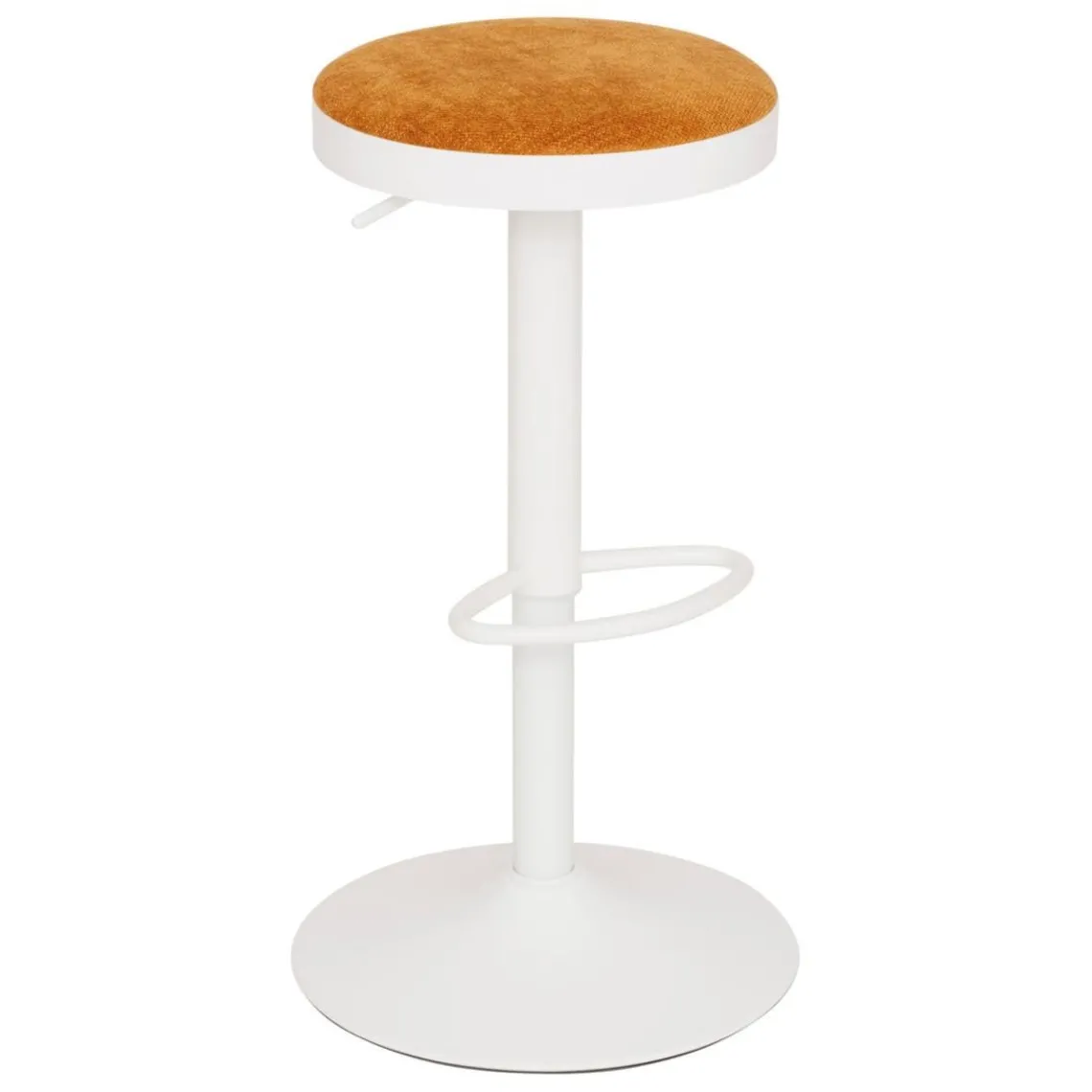 3S. x Home Tabouret de bar Ilsa ocre Blanc Best