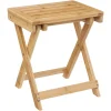 3S. x Home Tabouret pliant en bambou New