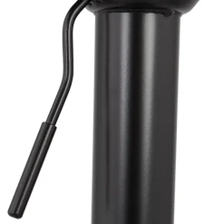 ALTEREGO Tabouret réglable 'MIKE' en tissu pied de poule et pied noir Clearance