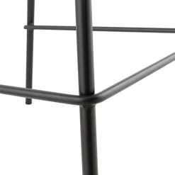 ALTEREGO Tabouret snack mi-hauteur 'COOKIE MINI' noir style industriel New