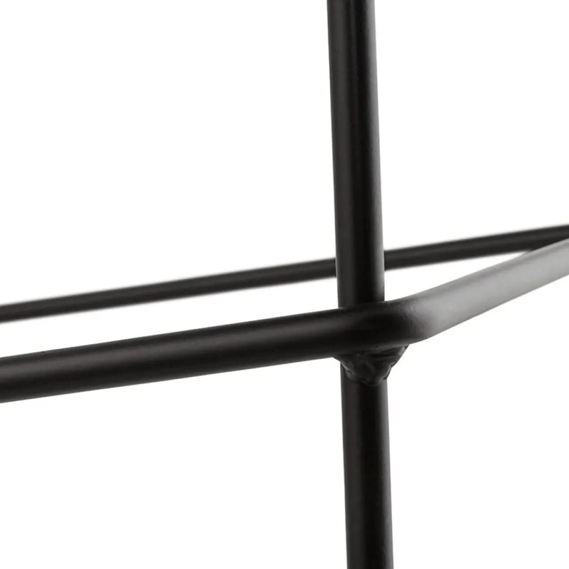 ALTEREGO Tabouret snack mi-hauteur 'EKTOR MINI' en tissu gris clair empilable Sale