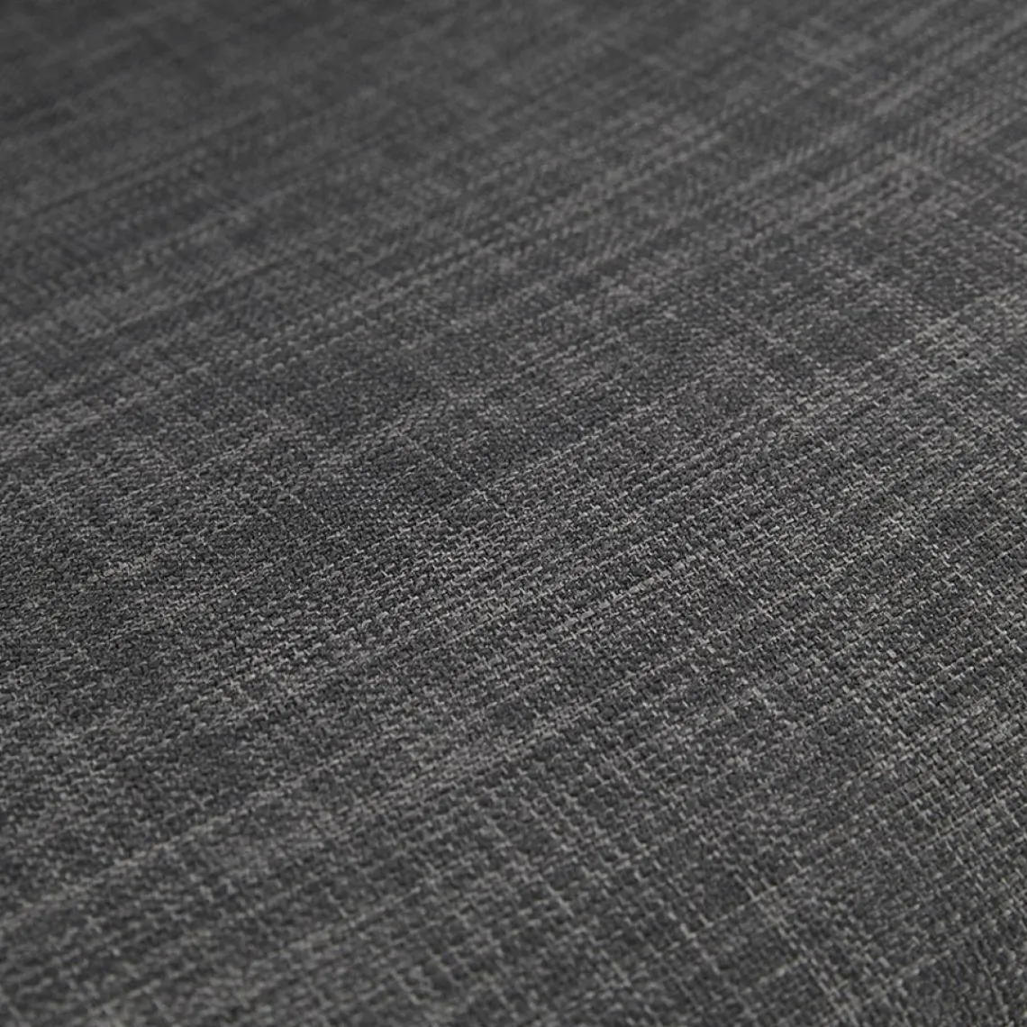 ALTEREGO Tabouret snack mi-hauteur scandinave 'BALTIK MINI' en tissu gris Clearance