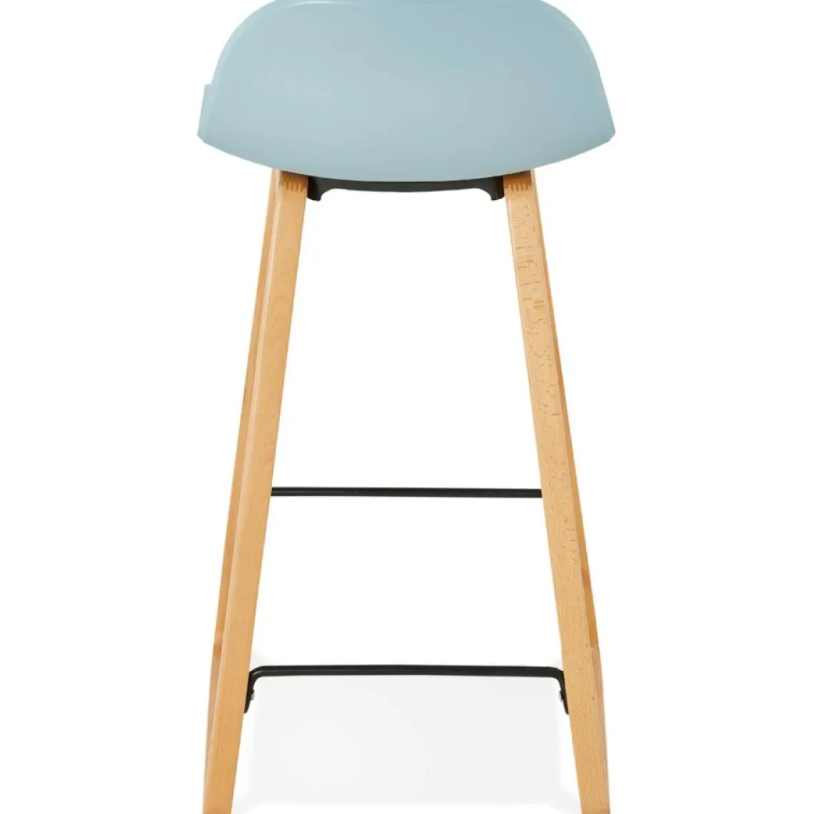 ALTEREGO Tabouret snack mi-hauteur 'MAKI MINI' bleu style scandinave Discount