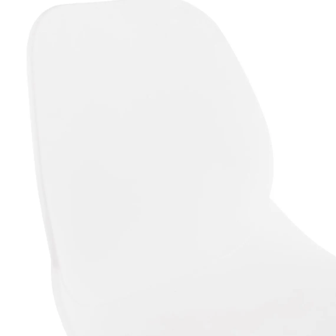 ALTEREGO Tabouret snack mi-hauteur 'BERLIN MINI' blanc empilable moderne Online