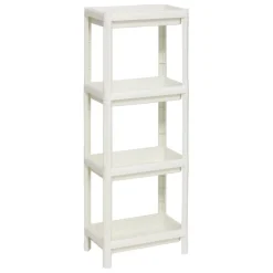 3S. x Home Étagère 4 niveaux en plastique blanc Outlet
