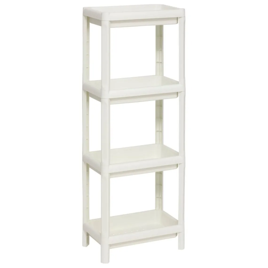 3S. x Home Étagère 4 niveaux en plastique blanc Outlet