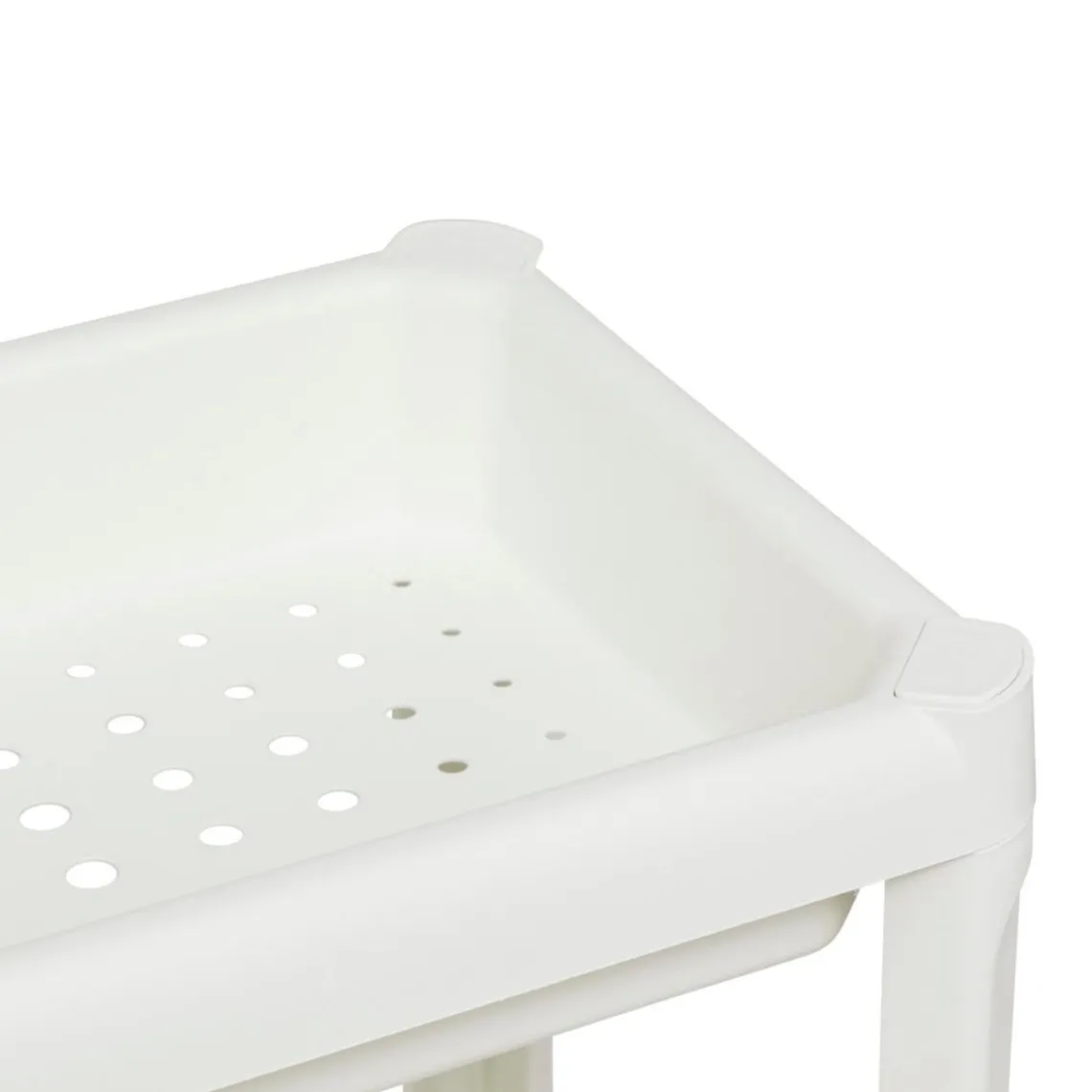 3S. x Home Étagère 4 niveaux en plastique blanc Outlet