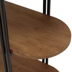 Macabane Étagère 4 niveaux open space en teck recyclé coins arrondis Online