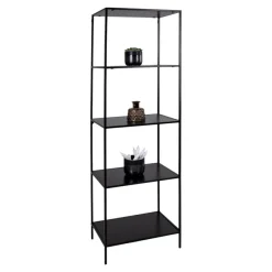 House Nordic Étagère 4 étages 170 cm Noir PERKAR Online