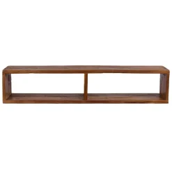 Macabane Étagère murale en teck recyclé 2 niche Outlet