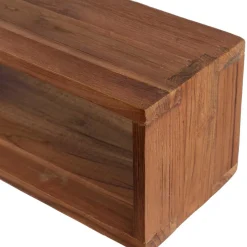 Macabane Étagère murale en teck recyclé 2 niche Outlet