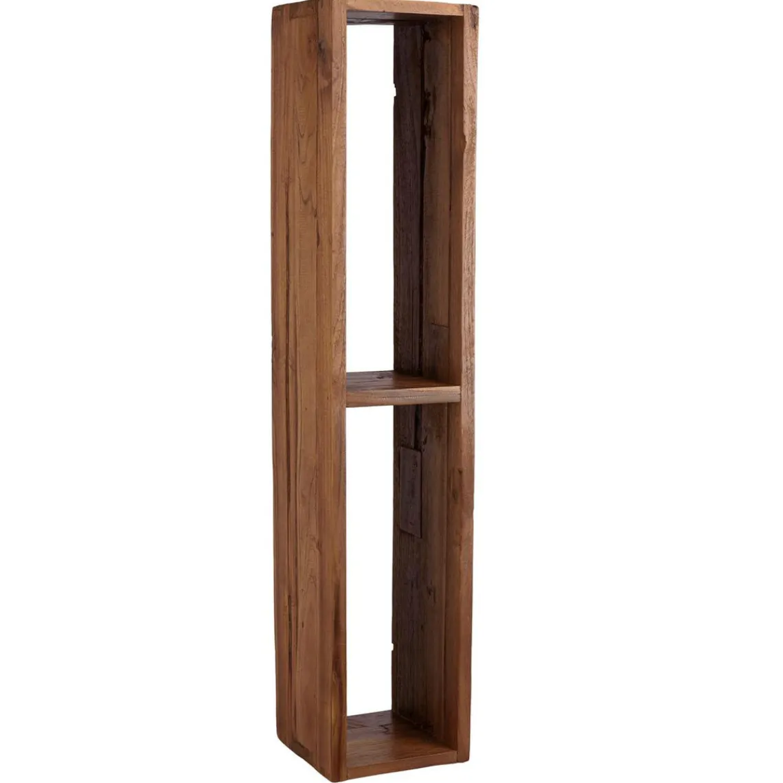 Macabane Étagère murale en teck recyclé 2 niche Outlet