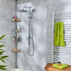 Becquet Étagère téléscope Hotello gris inox Online