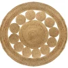 3S. x Home Tapis ajouré vent jute D120 New