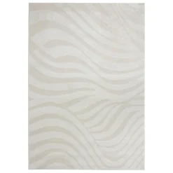 3S. x Home Tapis Anoai blanc effet laine