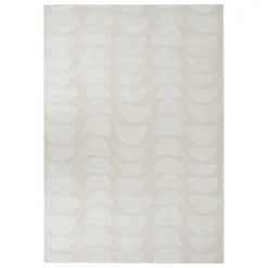 3S. x Home Tapis Anoai effet laine blanc