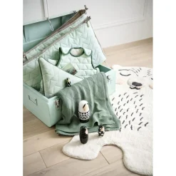 3S. x Home Tapis bébé ours en Coton crème New