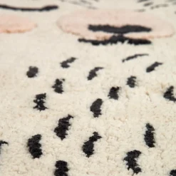 3S. x Home Tapis bébé ours en Coton crème New