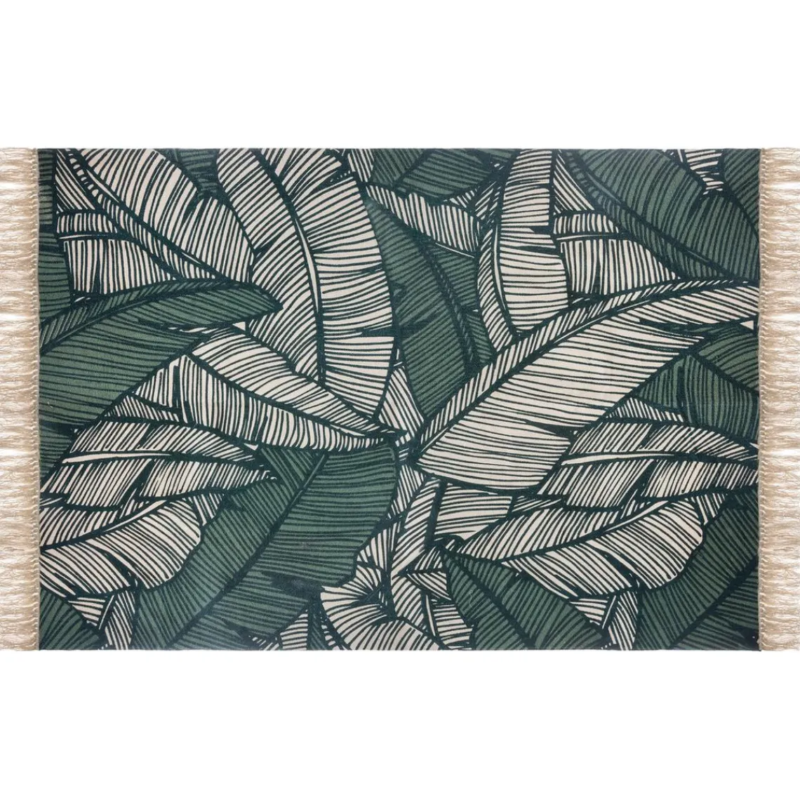 3S. x Home Tapis Coton Jungle