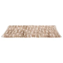 3S. x Home Tapis de bain boule en coton Beige Outlet