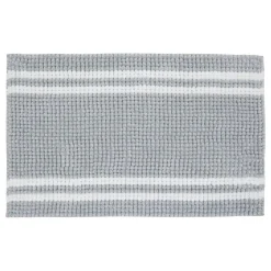 3S. x Home Tapis de bain gris Discount