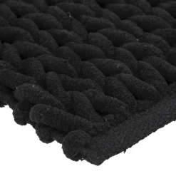 3S. x Home Tapis de bain 50x75 cm Noir Discount
